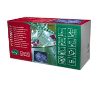 Konstsmide 1231-203 Guirlande Déco Perles + 32 LED Blanc + Câble Transparent 24 V