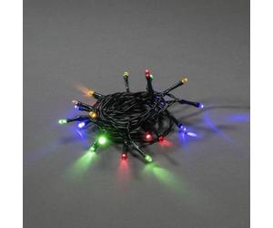 Konstsmide 1407-500 guirlandes lumineuses avec piles intérieures à piles - Nombre d'ampoules : 10 LED M