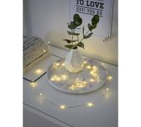 Konstsmide 1461-160 Micro guirlande lumineuse pour l'intérieur à pile(s) Nombre de lumière 40 LED blanc chaud Longueur éclairée