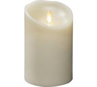 Konstsmide 1612-115 Bougie en cire véritable à LED blanc crème blanc chaud (Ø x H) 88 mm x 134 mm