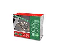 Konstsmide 1772-133 Guirlande Lumineuse, Décoration de Noël, Plastique PVC, Transparent