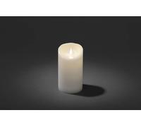 Konstsmide 1842-100 Bougie en cire véritable à LED blanc blanc chaud (Ø x H) 100 mm x 180 mm