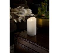 Konstsmide 1842-100 Bougie en cire véritable à LED blanc blanc chaud (Ø x H) 100 mm x 180 mm