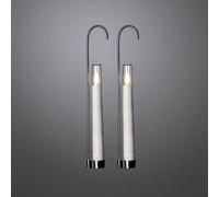 Konstsmide 1870-230 Bougie à LED jeu de 2 blanc blanc chaud