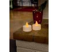 Konstsmide 1980-100 Bougie chauffe-plat à LED jeu de 2 blanc blanc chaud