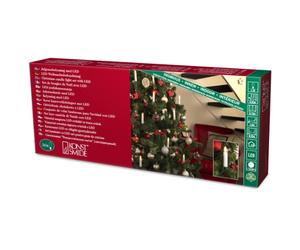 Konstsmide 2000-010 Guirlande de Sapin Bougie + 16 LED Blanc Chaud 230 V