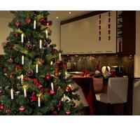Konstsmide 2010-020 Eclairage pour arbre de Noël pour l'intérieur sur secteur Nombre de lumière 16 LED blanc chaud Longueu