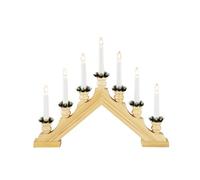 Konstsmide 2263-100 Chandelier Bois 7 Lampes Claires Naturel 230 V