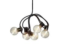 Konstsmide 2374-800 Guirlande à LED pour Terrasses, Verre, 4 W, Clair, 1475 x 1 x 1 cm