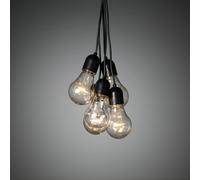 Konstsmide 2383-800 Guirlande lumineuse stalactites pour lintérieur/extérieur CEE: G (A - G) sur secteur Nombre de lumière 90 LED ambré Longueur éclairée: 4.5 m