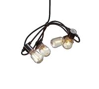 Konstsmide 2387-800 Guirlande à LED pour Terrasses, Verre/, 7 W, Clair, 2 x 2 x 5, 5 cm