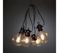 Konstsmide 2394-800 Guirlande lumineuse pour lintérieur/extérieur CEE: F (A - G) sur secteur Nombre de lumière 10 LED ambré Longueur éclairée: 9.15 m