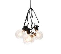 Konstsmide 2395-800 Kit de Base d'extension pour Guirlande de Jardin à LED, Plastique, Noir