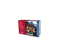 KONSTSMIDE 2746-102 RIDEAU LUMINEUX 16 STALACTITES + 24 LED CHAUD + CÂBLE BLANC 24 V