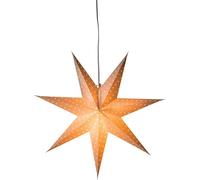 Konstsmide 2910-200 Étoile de Noël Ampoule à incandescence, LED blanc brodé, avec motifs découpés, avec interrupteur