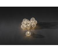 Konstsmide 3148-103 Guirlande lumineuse à motifs boule pour l'intérieur à pile(s) Nombre de lumière
