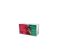 KONSTSMIDE 3158-803 GUIRLANDE DECO PETITES BOULES EN METAL + 20 LED BLANC CHAUD + CÂBLE TRANSPARENT DORE 1,5 V
