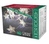 Konstsmide 3170-803 Guirlande Lumineuse Décorative à LED, Métal/, 1.2 W, Blanc