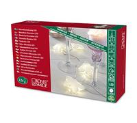 Konstsmide 3193-103 Guirlande d'Eclairage de Déco Papillon en Papier Intérieure 12 LED 24 V Blanc Chaud/Câble Transparent