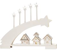 Konstsmide 3284-210 Arche en bougie étoile blanc chaud LED blanc