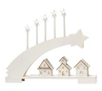 Konstsmide 3284-210 Arche en bougie étoile blanc chaud LED blanc