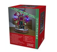 Konstsmide 3440-000 Scène à LED Grande Roue avec Animation et 8 Chants Classiques de Noël, Plastique/, 2.W, Multicolore