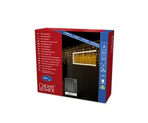 Konstsmide 3673-103 Décoration de Noël Rideau Lumineux Acrylique Blanc