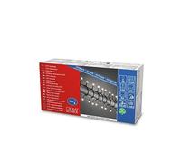 Konstsmide 3691-107 Guirlande d'Eclairage de Cerise Extérieur 80 LEDs 24 V Blanc Chaud Câble Noir