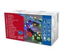 Konstsmide 3691-507 guirlande declairage de cerise extérieur 80 leds 24 v multicolore câble noir Noir G