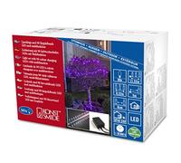 Konstsmide 3698-540 Guirlande d'Eclairage de Cerise Extérieur Couleur Changeante 80 LEDs 24 V Multicolore Câble Transparent