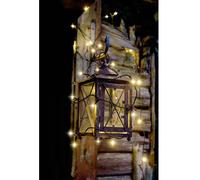 Konstsmide 3813-100 Micro guirlande lumineuse pour lextérieur CEE: E (A - G) sur secteur Nombre de lumière 200 LED blanc chaud Longueur éclairée: 31.84 m