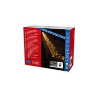 Konstsmide 3864-800 Cluster Guirlande Grappe à Micro LED, Plastique, 13 W, Amber, 1630 x 1 x 1 cm