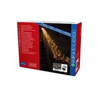 Konstsmide 3866-800 Guirlande Lumineuse touffes, Plastique, Couleur Ambre, 2016 LEDs