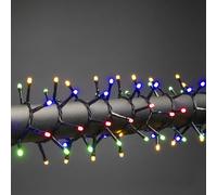 Konstsmide Micro LED Compactlights, 800 diodes colorées, transformateur extérieur, câble noir, 3869-530, 3869-530EE 800 LED