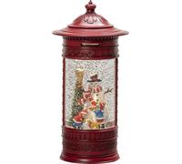 Konstsmide Christmas Decorations 4268-550 Boule à Neige à LED avec minuterie 5 Heures Fonctionne avec 3 Piles AA 1,5 V (Non incluses) Lanterne de Noël 1 diode Blanc Chaud Taille Unique