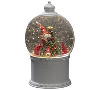 Konstsmide 4300-200 Lanterne à LED papa Noël blanc chaud LED blanc rempli d'eau, minuteur