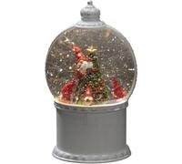 Konstsmide 4300-200 Lanterne à LED papa Noël blanc chaud LED blanc rempli deau, minuteur