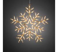 Konstsmide 4470-103 Flocon de Neige à LED, Plastique, 7 W, Blanc, 58 x 58 x 1 cm