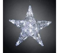 Konstsmide 6102-003 Étoile Acrylique 24 LED Blanc + Câble Transparent 24 V