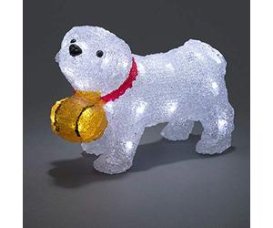 Konstsmide 6130-203 Saint-Bernard à LED, Acrylique/, 1.92 W, Blanc,