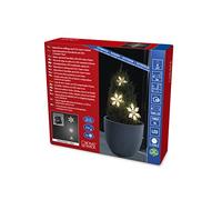 Konstsmide 6132-103 Rideau Lumineux à LED, Plastique, 0.1 W, Blanc, 21 x 1 x 64 cm