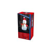 Konstsmide, 6297-203 Bonhomme de neige en acrylique à LED Transparent 24 V Extérieur (IP44) 88 diodes blanches Câble blanc