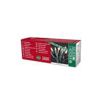 Konstsmide 6302-100 Mini Guirlande 35 LED Blanc Chaud Retro Design + Câble Vert 230 V