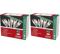 Konstsmide 6302-102 Mini Guirlande à LED, Plastique/, 2.1 W, Blanc, (Lot de 2)
