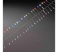 Konstsmide 6332-590 LED Fil Nu/Pin Wire Light Cluster/Firecracker/Usage intérieur (IP20) / 360 RGB Diodes à Changement de Couleur/Transformateur intérieur 31 V/Fil argenté