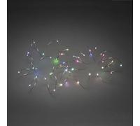 Konstsmide 6333-590 Micro guirlande lumineuse pour lintérieur sur secteur Nombre de lumière 50 LED multicolore Longueur éclairée: 4.9 m