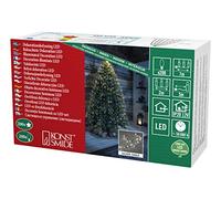 Konstsmide 6371-190 Lamelles Etoilées à LED 10 Brins de 20 Diodes, Plastique/, 2 W, Blanc,