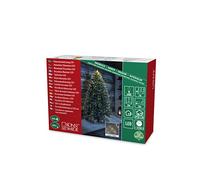 Konstsmide 6382-180 Lamelles Ornées de Gouttes à LED 24 Brins de 20 Diodes, Plastique/, 3 W, Blanc, 700 x 0 x 0 cm