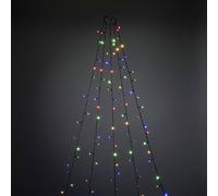 Konstsmide 6481-520 Lampe LED pour sapin pour l'intérieur sur bloc d'alimentation Nombre de lumière 150 LED multicolore Longueu