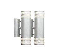 Konstsmide 7516-320 Modena Lot de 2 applique murale en acier GU10 Hauteur 28,5 cm IP44